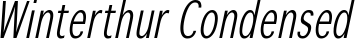 Winterthur Condensed font